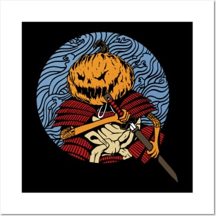 Samurai Pumpkin Posters and Art